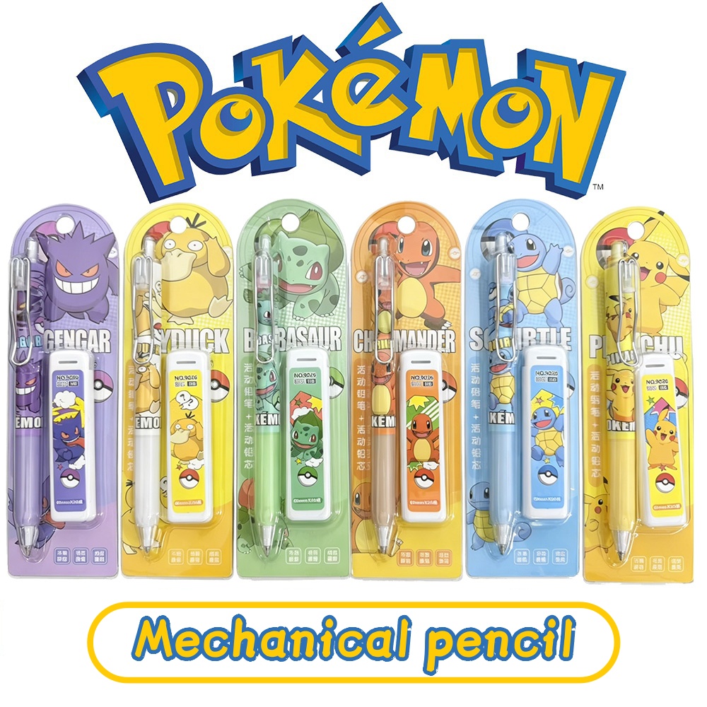 Tech Office Accessories - Pokemon Pikachu Mechanical Pencil Set Cartoon