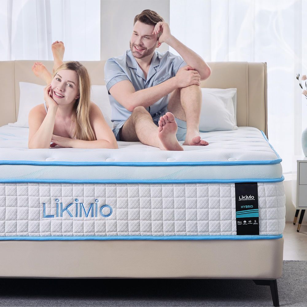 Tech Queen - 14 Inch Queen Size Hybrid Mattress,