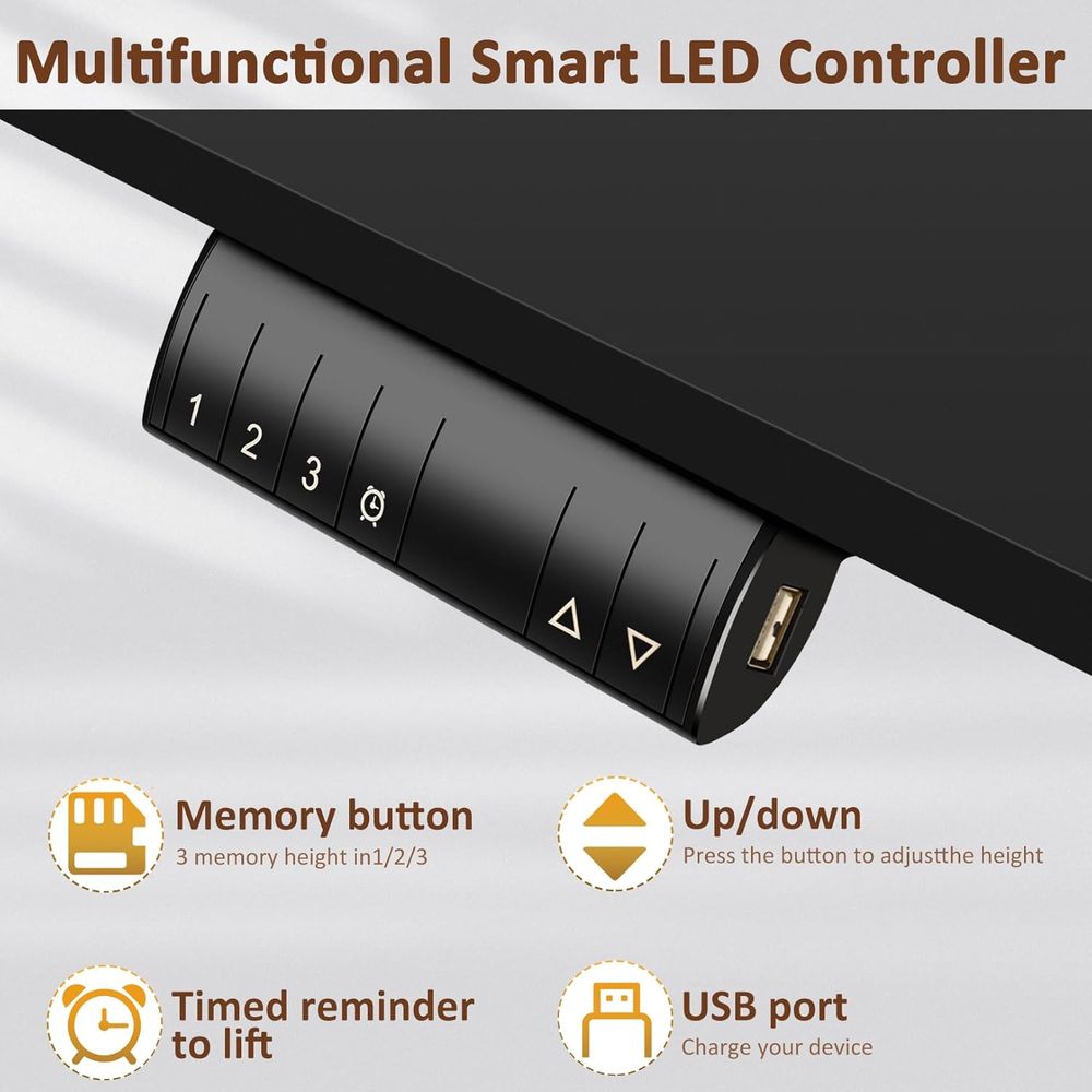 Black 71 x 28 Electric Standin - Mouse Charging Pad บทวิจารณ์และราคา