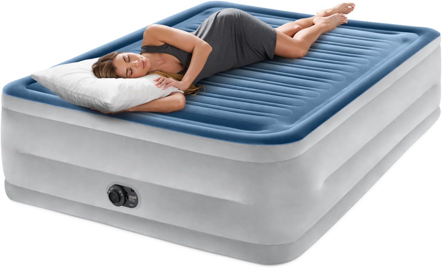 Queen Air Mattress with Built- - Tech Queen บทวิจารณ์และราคา