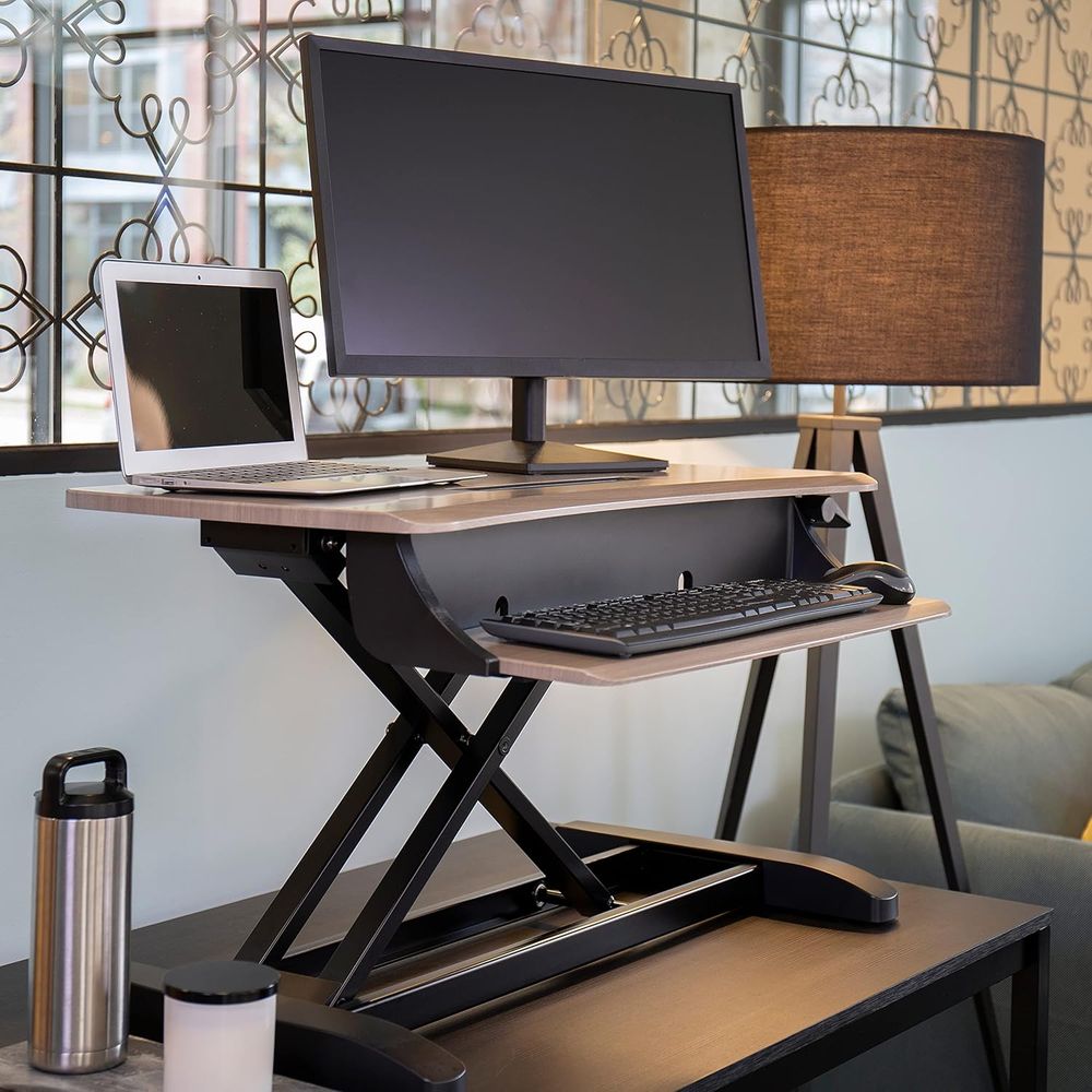 Mini Small Standing Desk Conve - Laptop Stand Bamboo บทวิจารณ์และราคา
