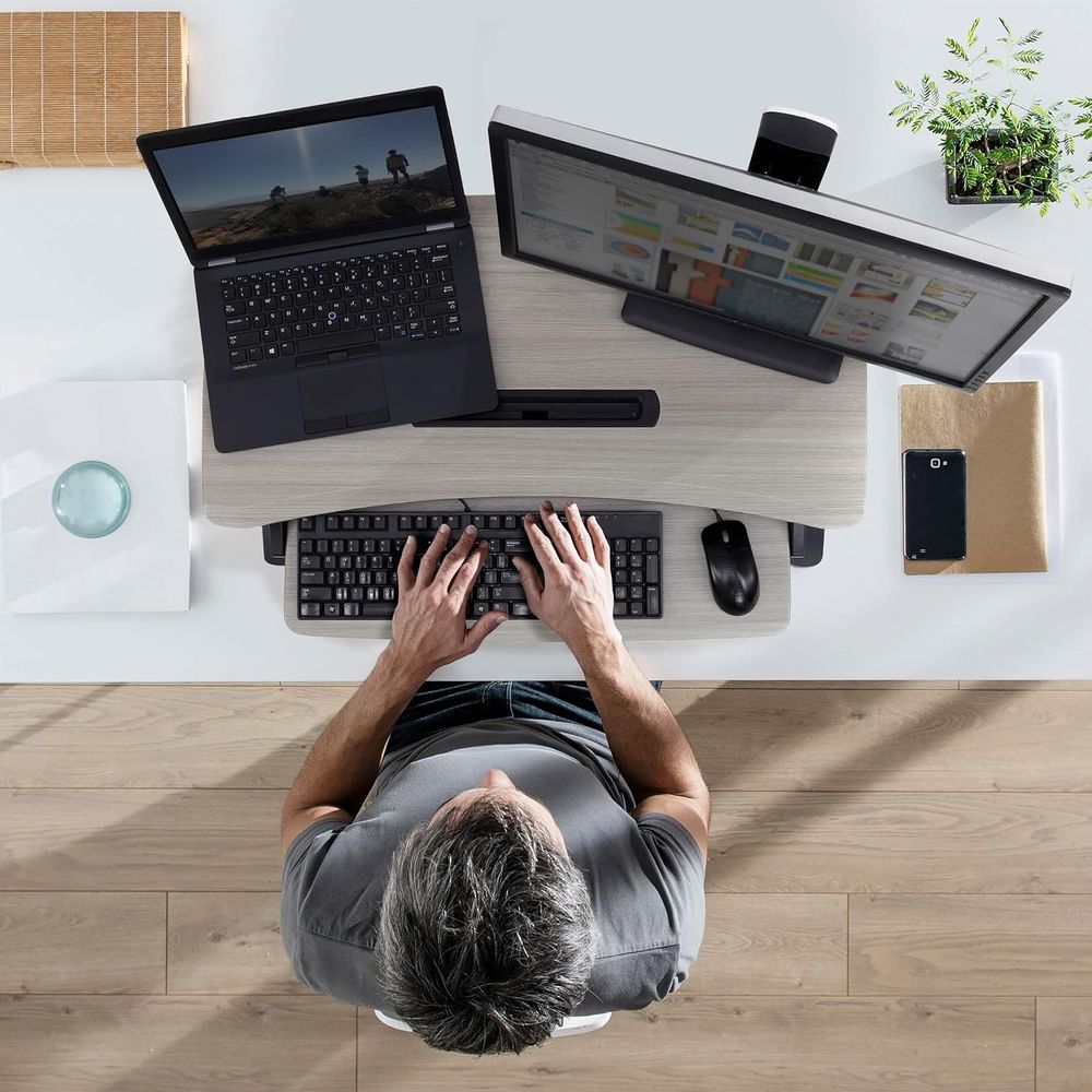Mini Small Standing Desk Conve - Laptop Stand Bamboo บทวิจารณ์และราคา