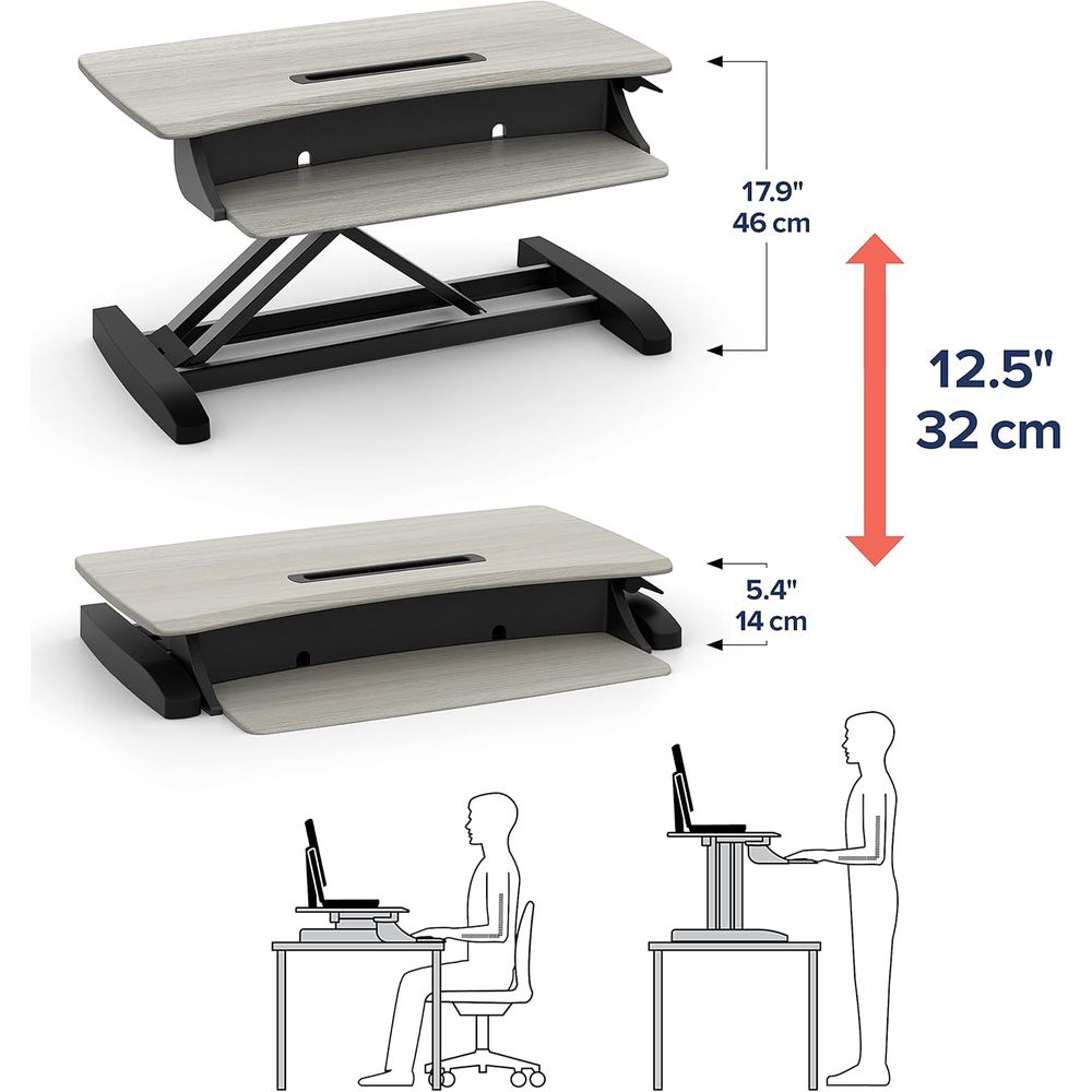 Mini Small Standing Desk Conve - Laptop Stand Bamboo บทวิจารณ์และราคา