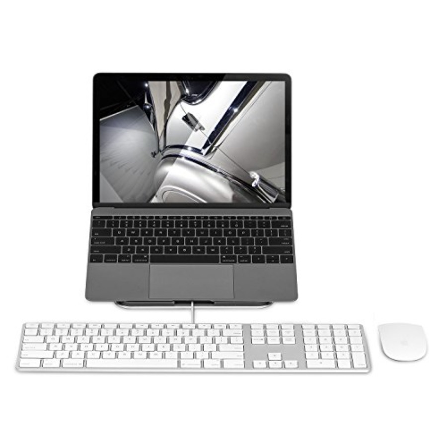 Tilted Laptop Riser for MacBoo - Laptop Stand Bamboo บทวิจารณ์และราคา