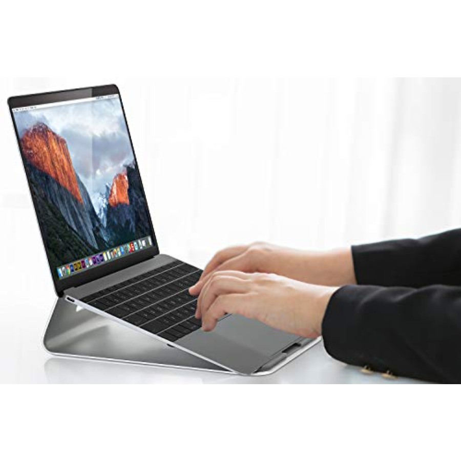 Tilted Laptop Riser for MacBoo - Laptop Stand Bamboo บทวิจารณ์และราคา