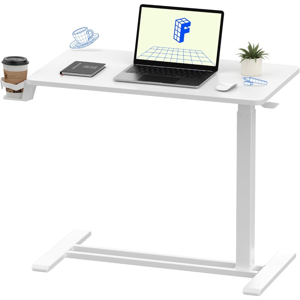 Adjustable Overbed Bedside Tab - Laptop Stand Bamboo บทวิจารณ์และราคา