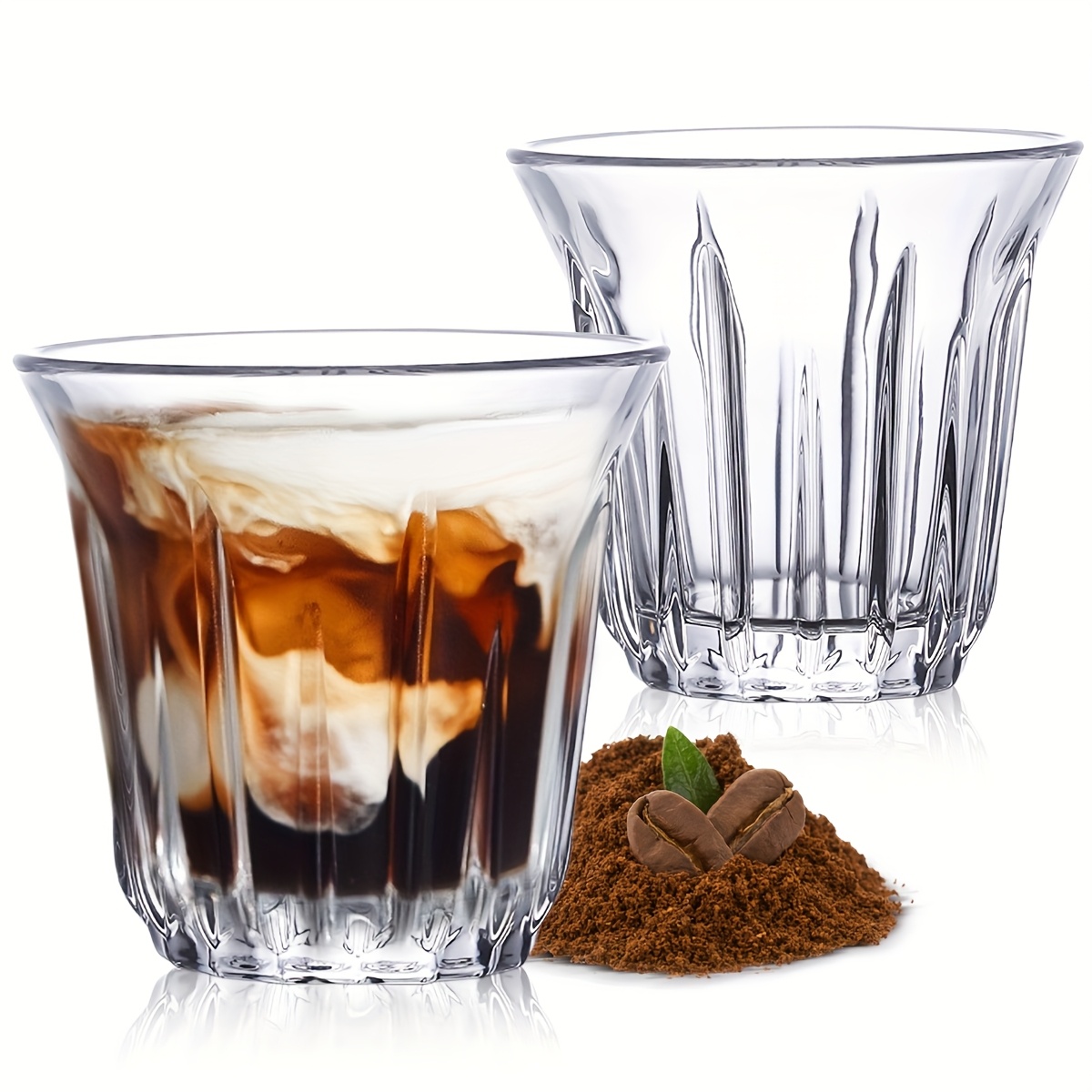 2 Pack Espresso Cups, Clear Gl - Tech Accessories For Office บทวิจารณ์และราคา