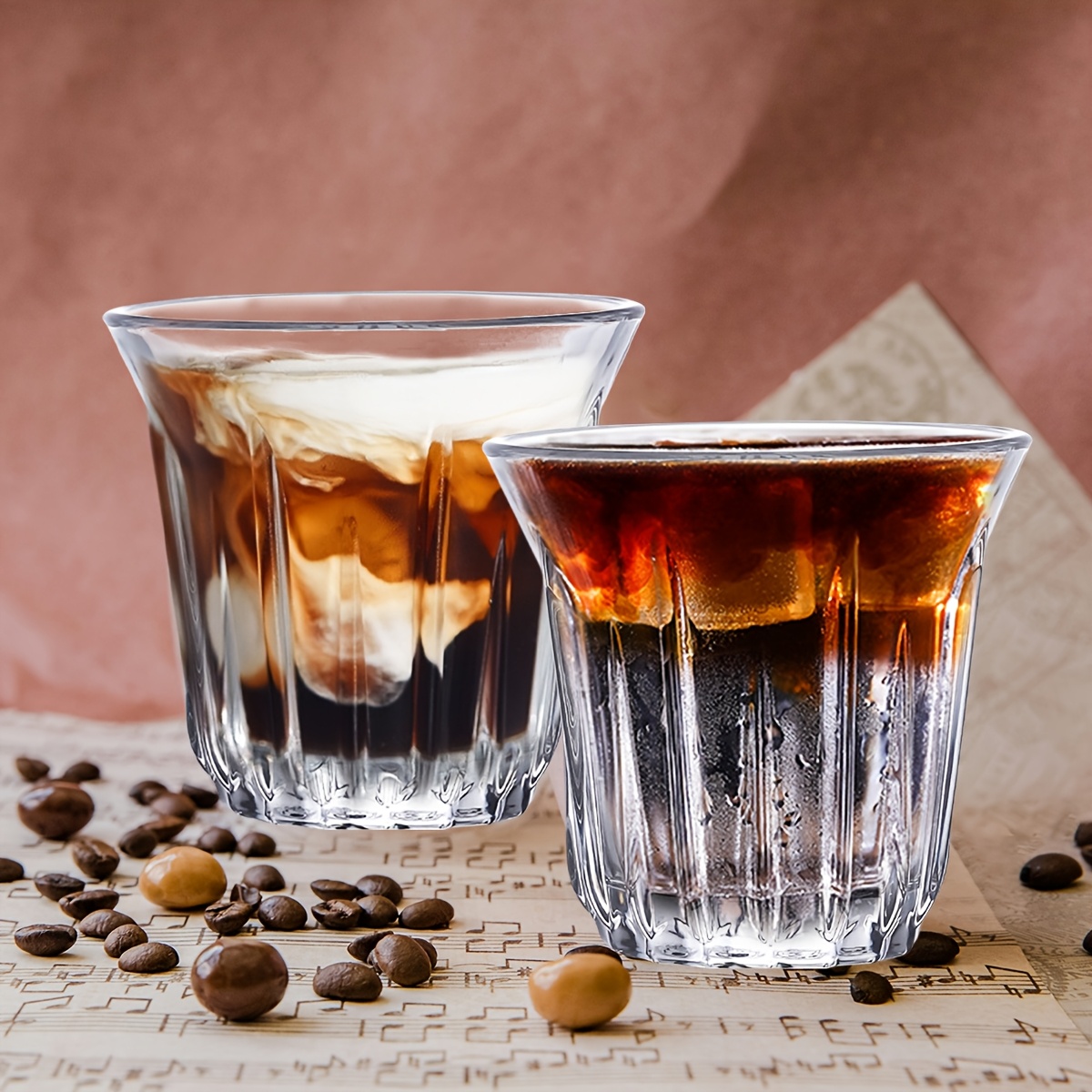 2 Pack Espresso Cups, Clear Gl - Tech Accessories For Office บทวิจารณ์และราคา