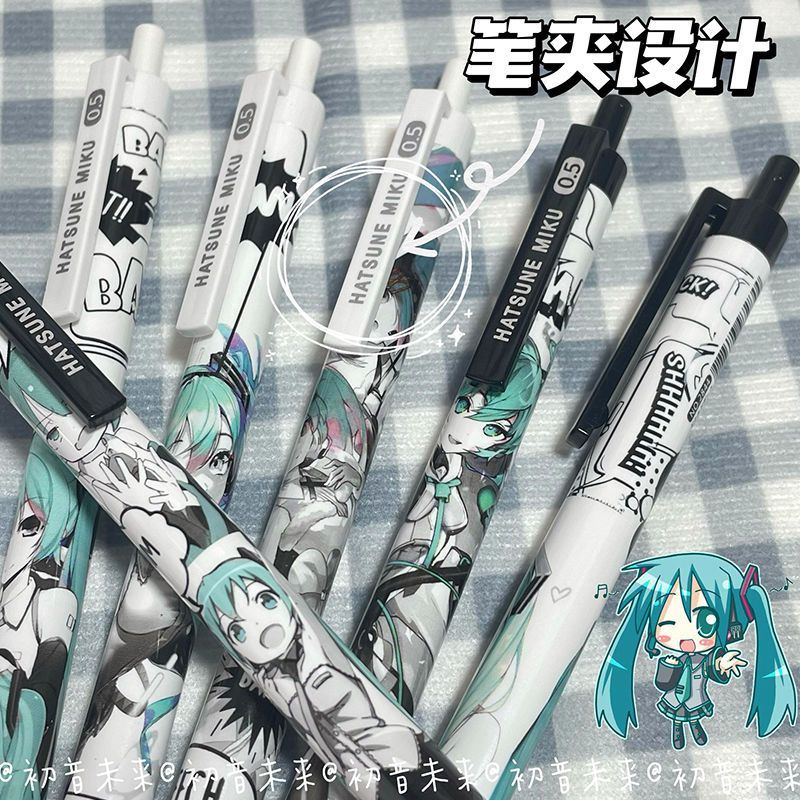6Pcs/Set Hatsune Miku Black Ge - Tech Office Accessories บทวิจารณ์และราคา