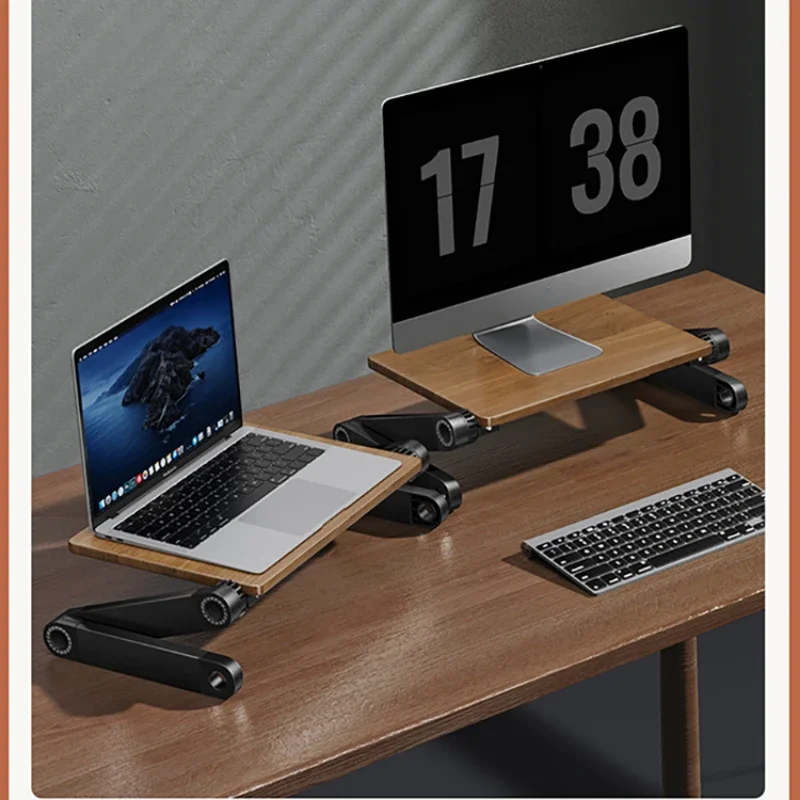 Solid Wood Laptop Height Stand - Laptop Stand Bamboo บทวิจารณ์และราคา