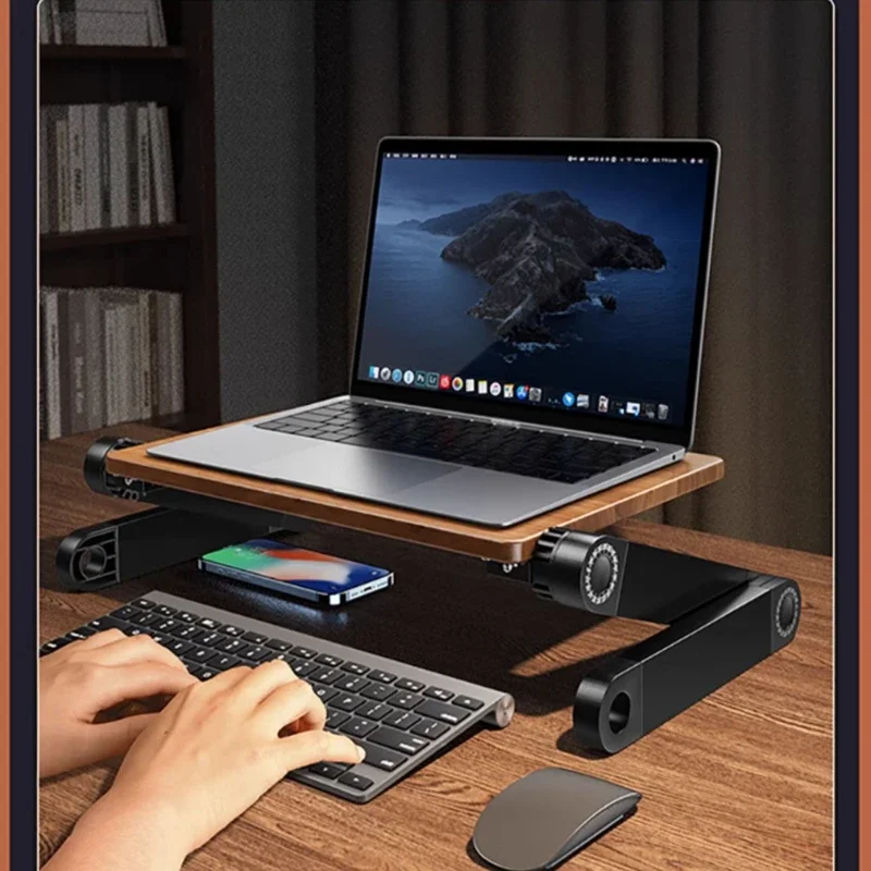 Solid Wood Laptop Height Stand - Laptop Stand Bamboo บทวิจารณ์และราคา