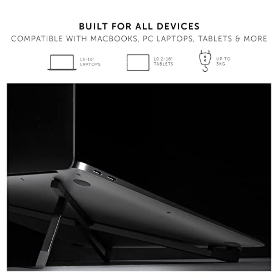 Fold Laptop Stand Ultra-Slim F - Laptop Stand Bamboo บทวิจารณ์และราคา