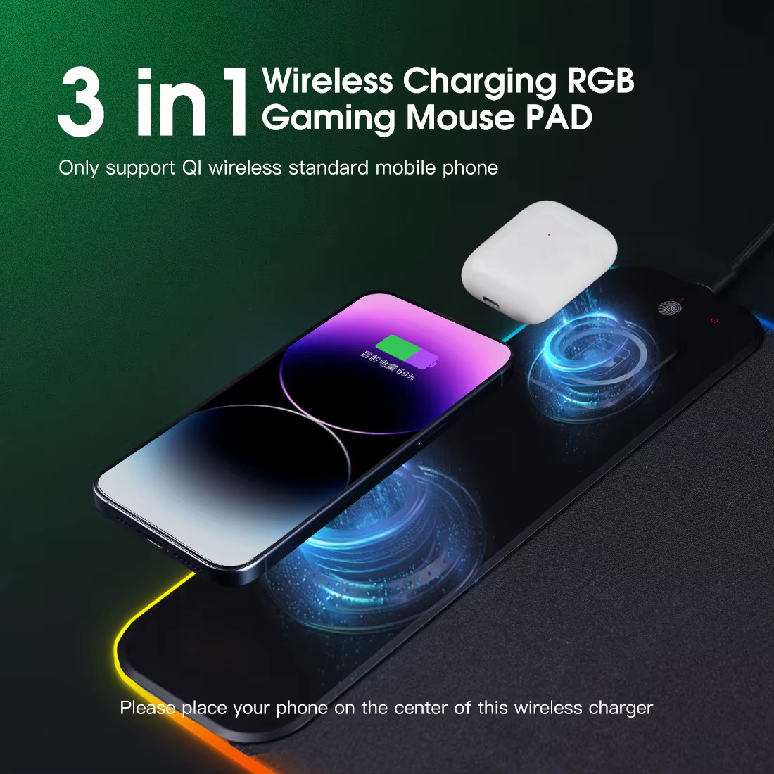 For 3-in-1 Magnetic Wireless C - Mouse Charging Pad บทวิจารณ์และราคา
