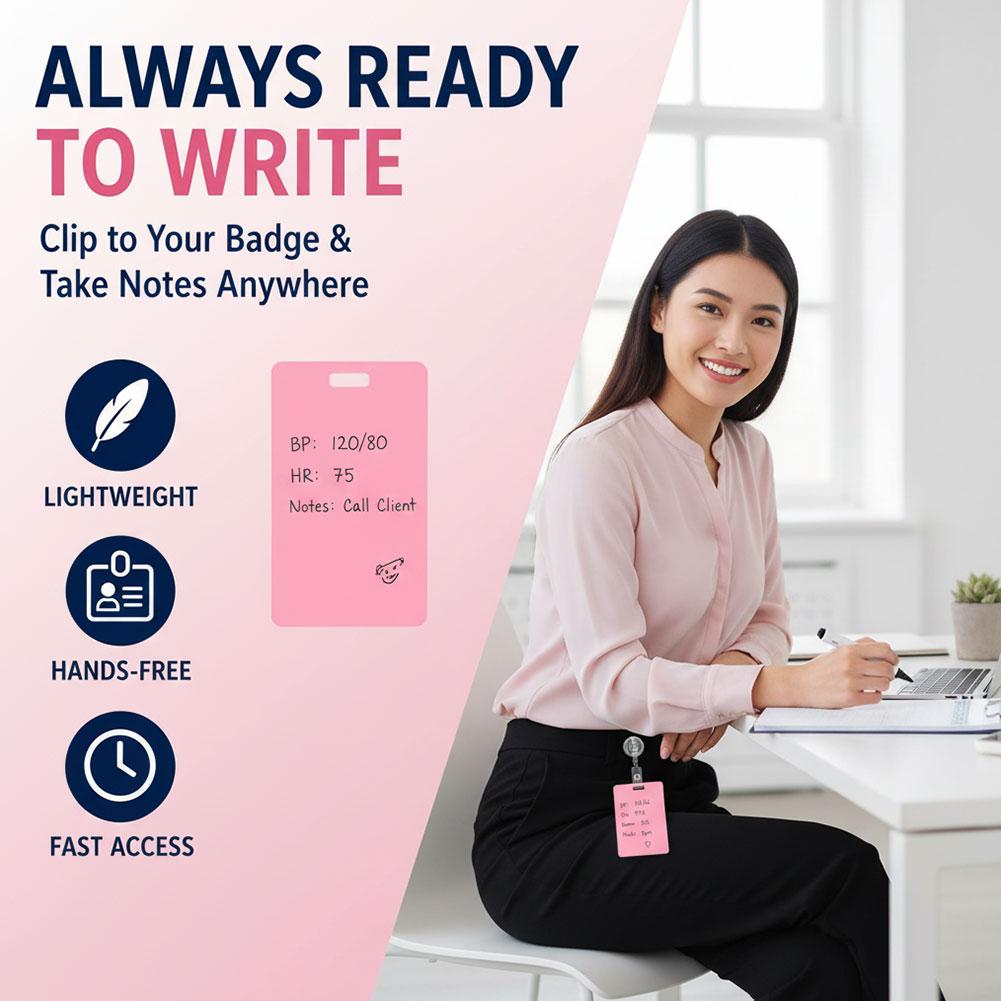 Portable Dry Erase Note Badge  - Tech Office Accessories บทวิจารณ์และราคา