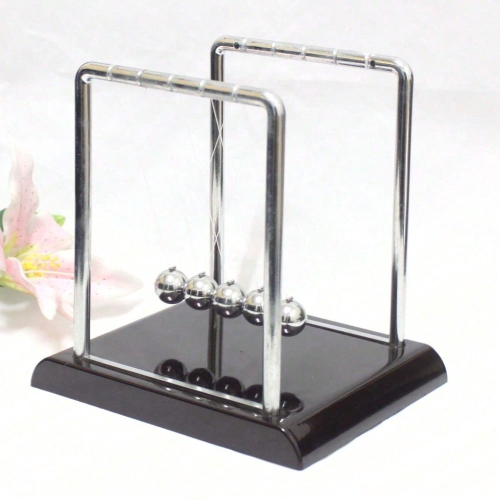 Black Metal Newton's Cradle Ba - Tech Office Accessories บทวิจารณ์และราคา