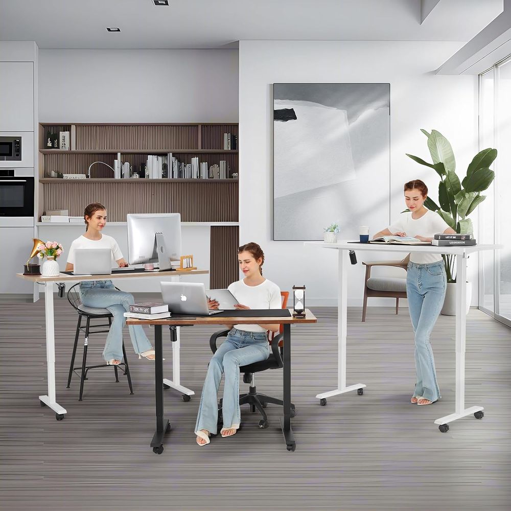 Electric Standing Desk 63 x 24 - Mouse Charging Pad บทวิจารณ์และราคา