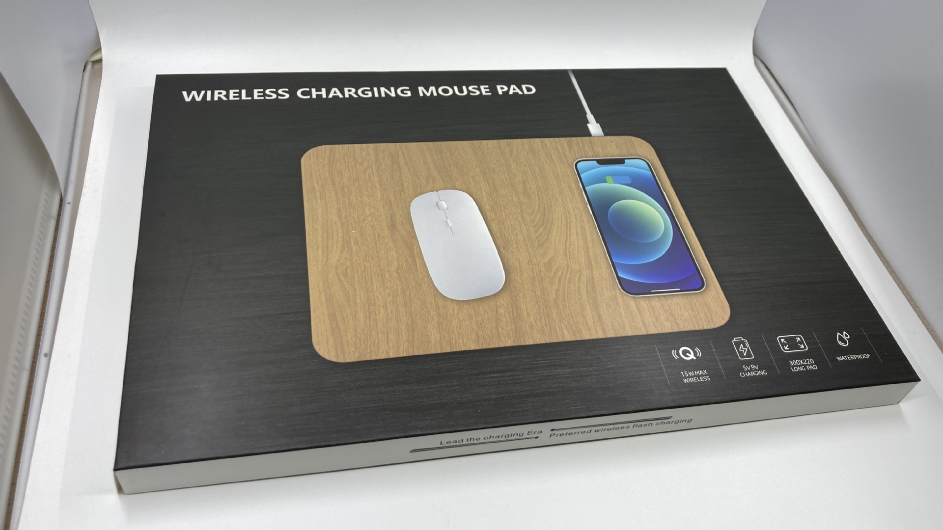 Wireless Charging Leather Mous - Mouse Charging Pad บทวิจารณ์และราคา