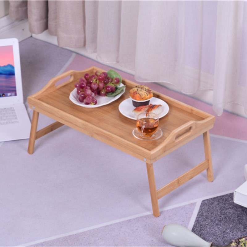 Portable Bamboo Wood Bed Tray  - Laptop Stand Bamboo บทวิจารณ์และราคา