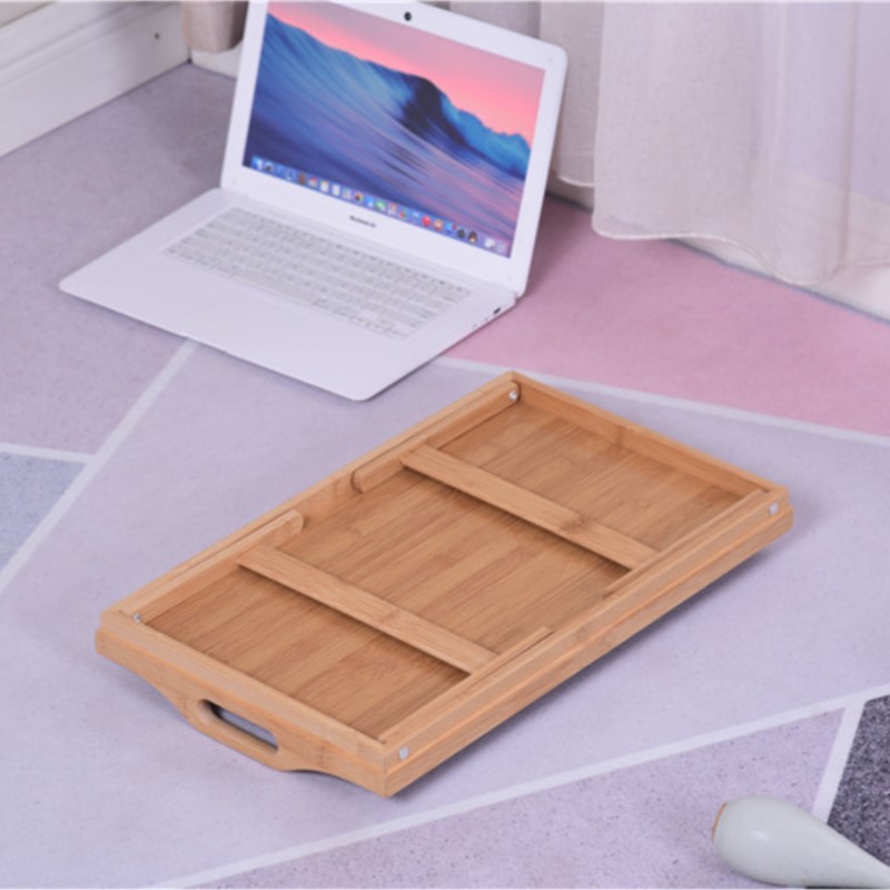 Portable Bamboo Wood Bed Tray  - Laptop Stand Bamboo บทวิจารณ์และราคา