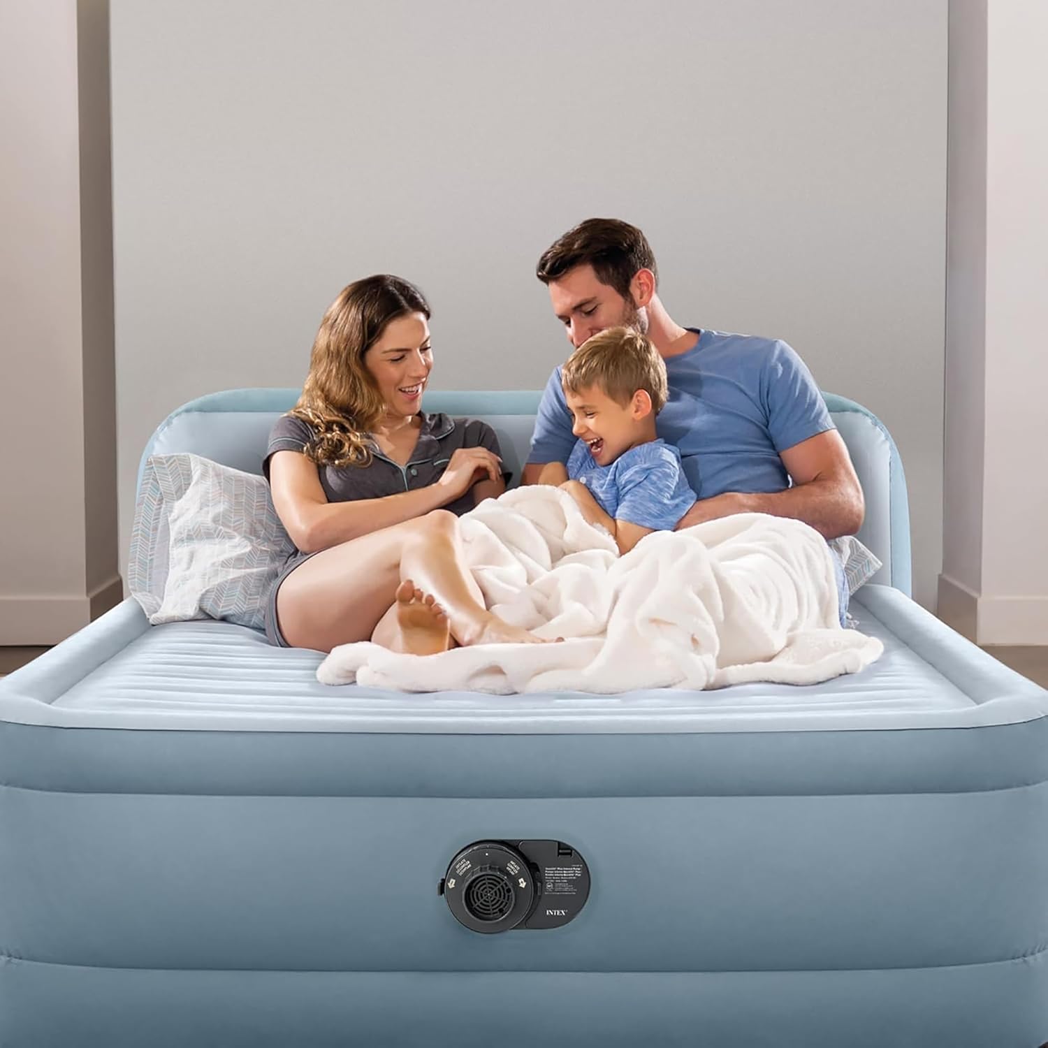 Queen Air Mattress with Built- - Tech Queen บทวิจารณ์และราคา
