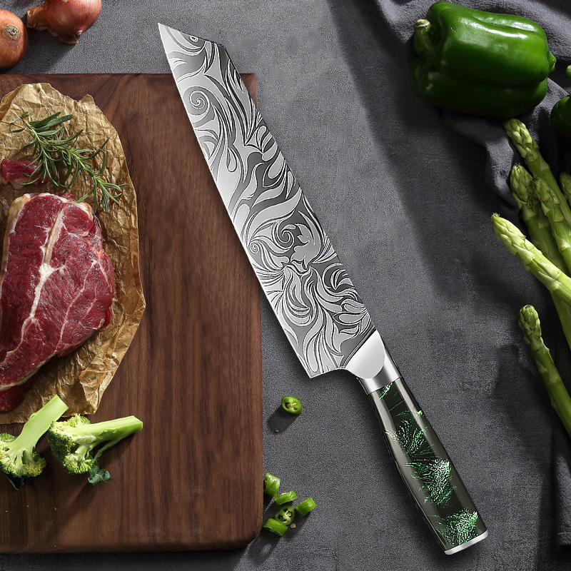 Super Sharp Damascus Pattern K - High Tech Kitchen Accessories บทวิจารณ์และราคา