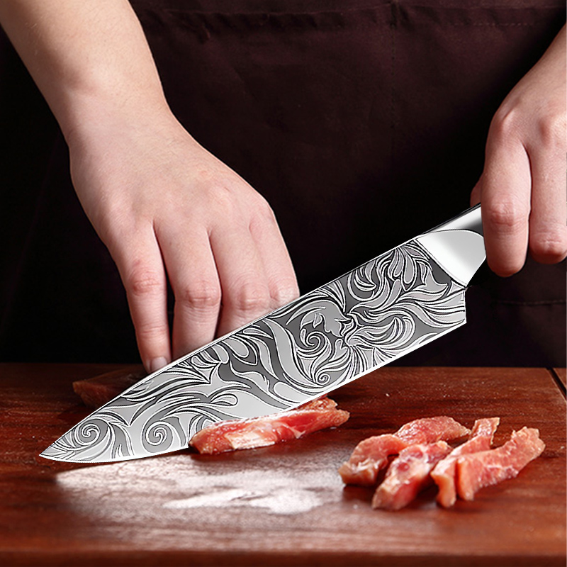 Super Sharp Damascus Pattern K - High Tech Kitchen Accessories บทวิจารณ์และราคา