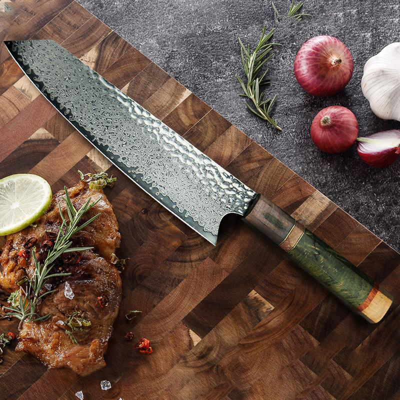 Damascus Kitchen Knife, 8 inch - High Tech Kitchen Accessories บทวิจารณ์และราคา