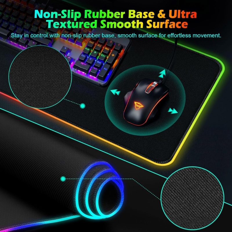 96GE LED Gaming Mouse Pad with - Mouse Charging Pad บทวิจารณ์และราคา