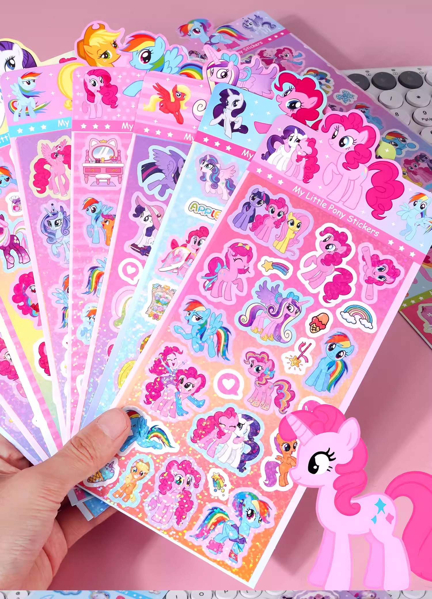 Little Pony Laser Sticker Set  - Tech Office Accessories บทวิจารณ์และราคา
