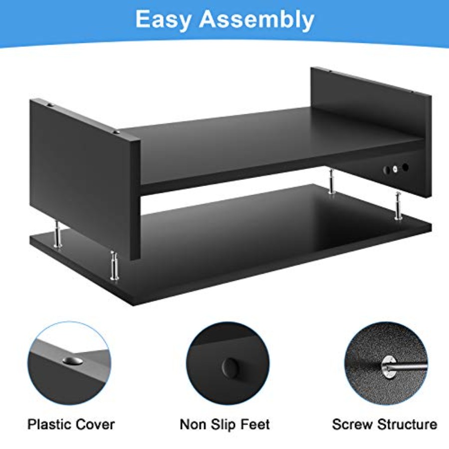 Monitor Stand Riser, 2 Pack 16 - Laptop Stand Bamboo บทวิจารณ์และราคา