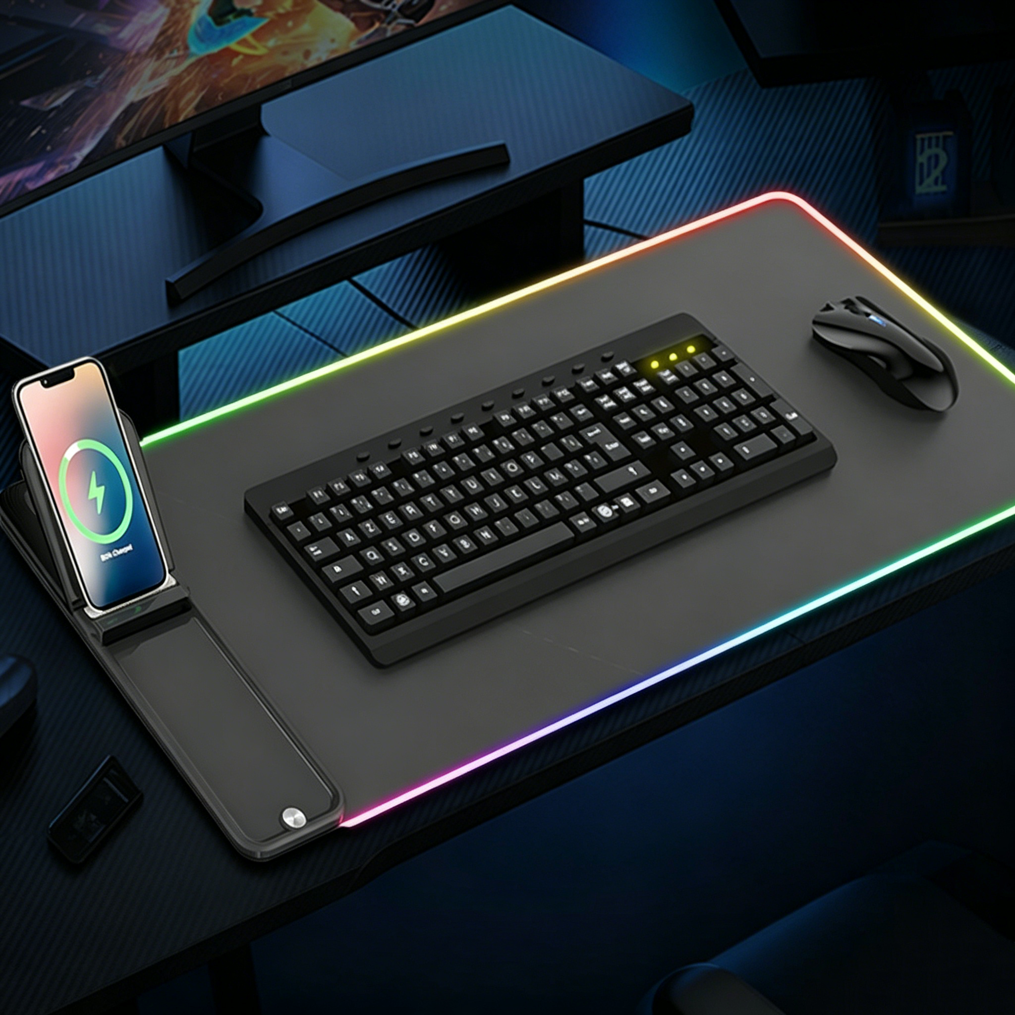 H18 15W Fast Charging Keyboard - Mouse Charging Pad บทวิจารณ์และราคา