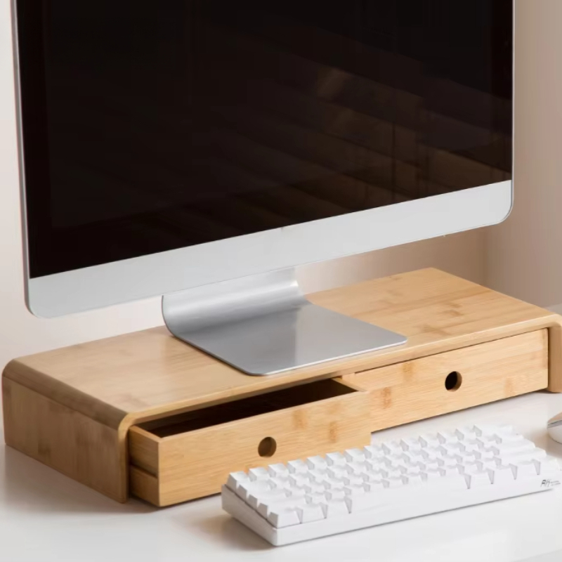 Bamboo Laptop Monitor Riser Ec - Laptop Stand Bamboo บทวิจารณ์และราคา