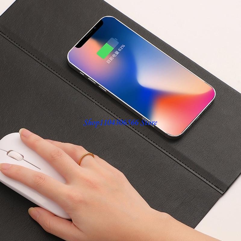 02DD Ergonomic PU Leather Char - Mouse Charging Pad บทวิจารณ์และราคา