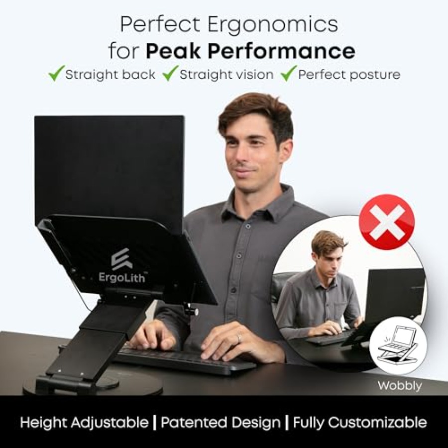 3-in-1 Adjustable Laptop Stand - Laptop Stand Bamboo บทวิจารณ์และราคา