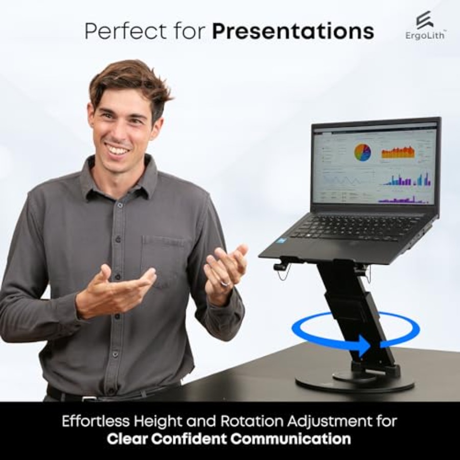 3-in-1 Adjustable Laptop Stand - Laptop Stand Bamboo บทวิจารณ์และราคา